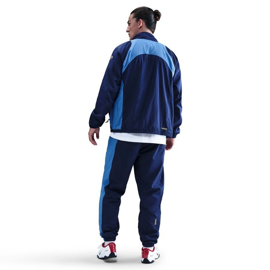 Tottenham Track Jacket T90 Woven GX 3rd - Blue Void/Pacific Blue/Dynamic Yellow - Men's-SoccerKits Hub | Buy Soccer Jerseys Online